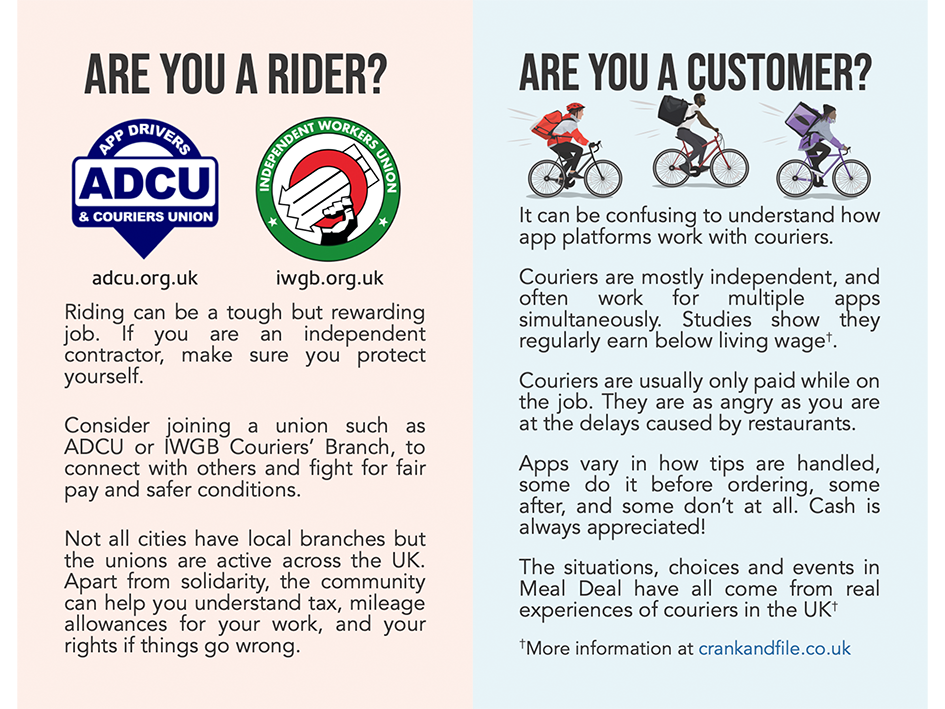Show solidarity if you're a customer, join a union if you're a worker!